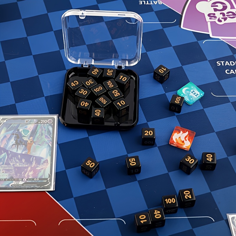 Gaming Accessories To Have - 10개 카운터 토큰 주사위, PTCG 아크릴