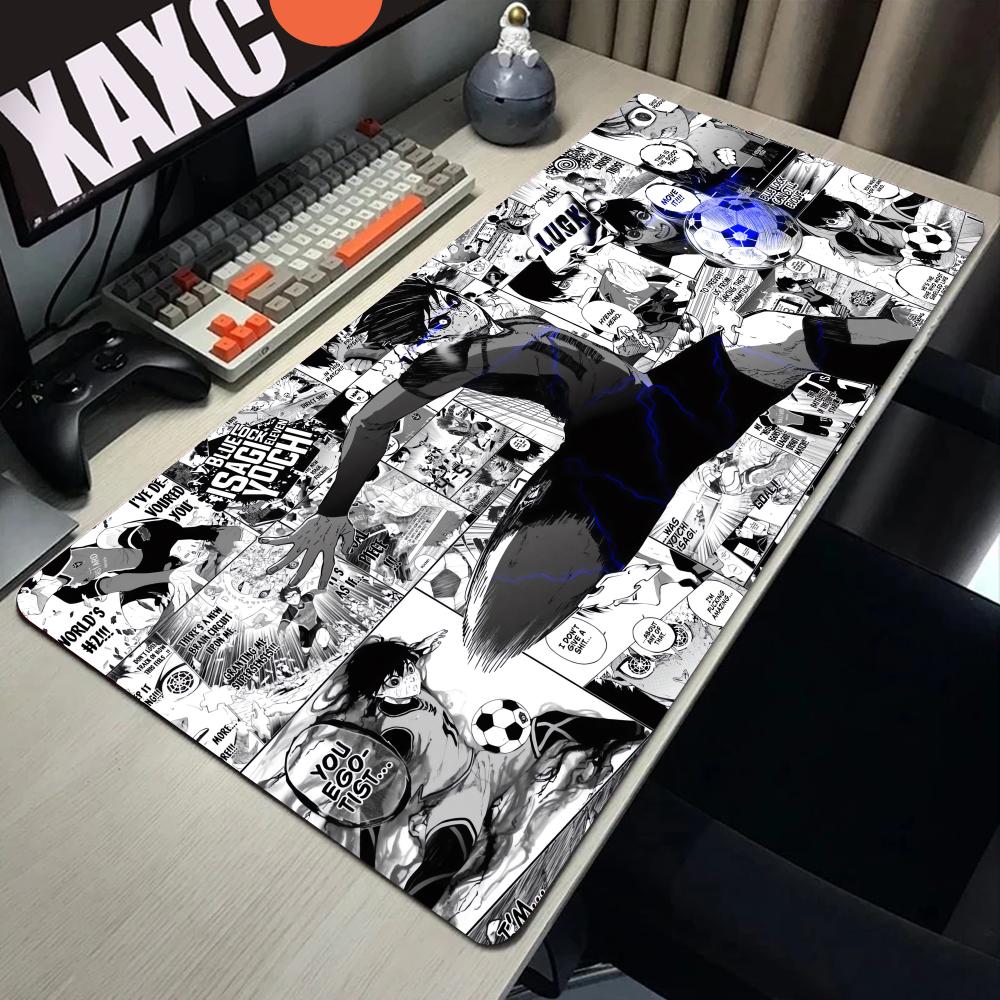 Gaming Accessories White - 흑백 애니메이션 마우스 패드 PC XXL