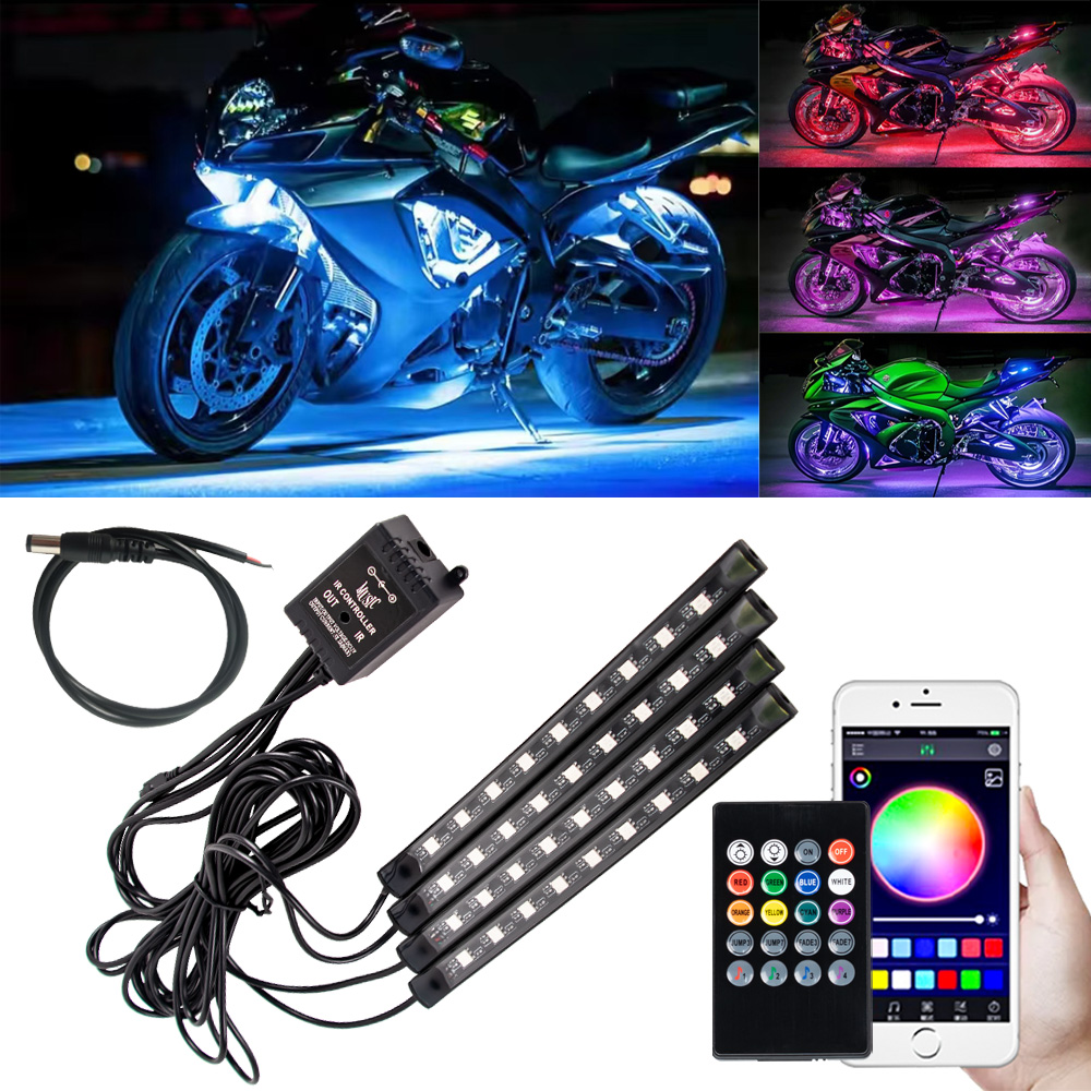 Rgb Hub Sync - LED 오토바이 자동차 분위기 풋 라이트