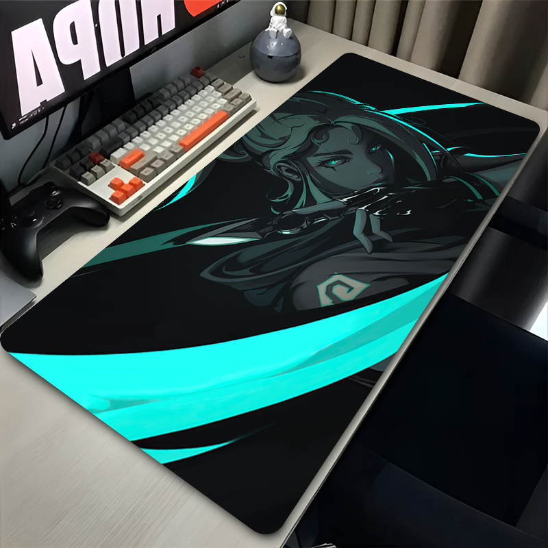 Gaming Accessories Desktop - 마우스 패드 핫 게임 발로란트 제트