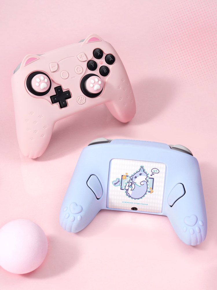 오리지널 실리콘 보호 케이스 스위치 2 프로 컨트롤러  - Gaming Accessories Pink 리뷰 및 가격
