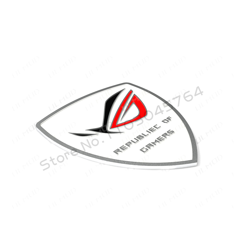 컴퓨터 케이스 알루미늄 스티커 ROG 로고 게이머 신념 - Gaming Accessories White 리뷰 및 가격