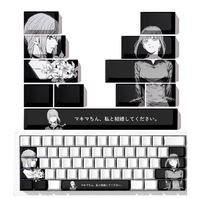 Chainsaw Man Makima 테마 애니메이션 키 - Gaming Accessories Men 리뷰 및 가격