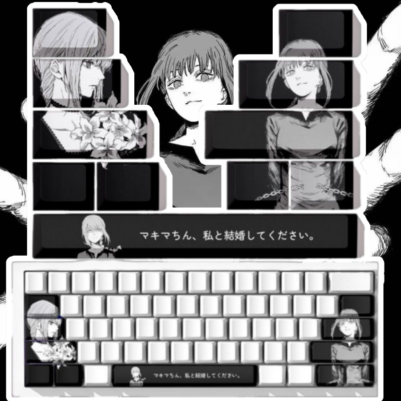 Chainsaw Man Makima 테마 애니메이션 키 - Gaming Accessories Men 리뷰 및 가격