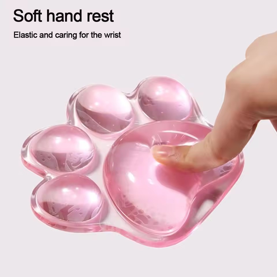 귀여운 게임용 마우스 패드 손목 받침대 투명한 고양이  - Gaming Accessories On Sale 리뷰 및 가격