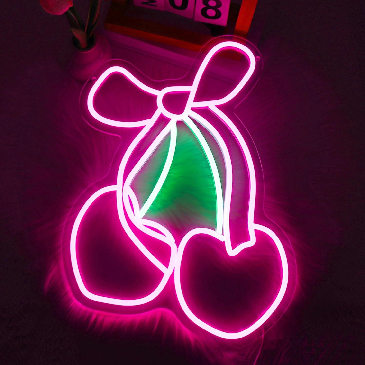체리 보우 네온사인 USB 디밍 LED 조명 (거실,  - Gaming Accessories Shop 리뷰 및 가격