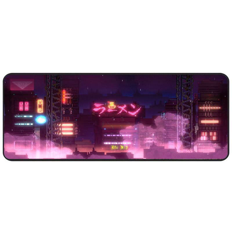 MRGLZY 핑크 일본 네온 마우스 패드, 게이머 데스 - Gaming Accessories Pink 리뷰 및 가격