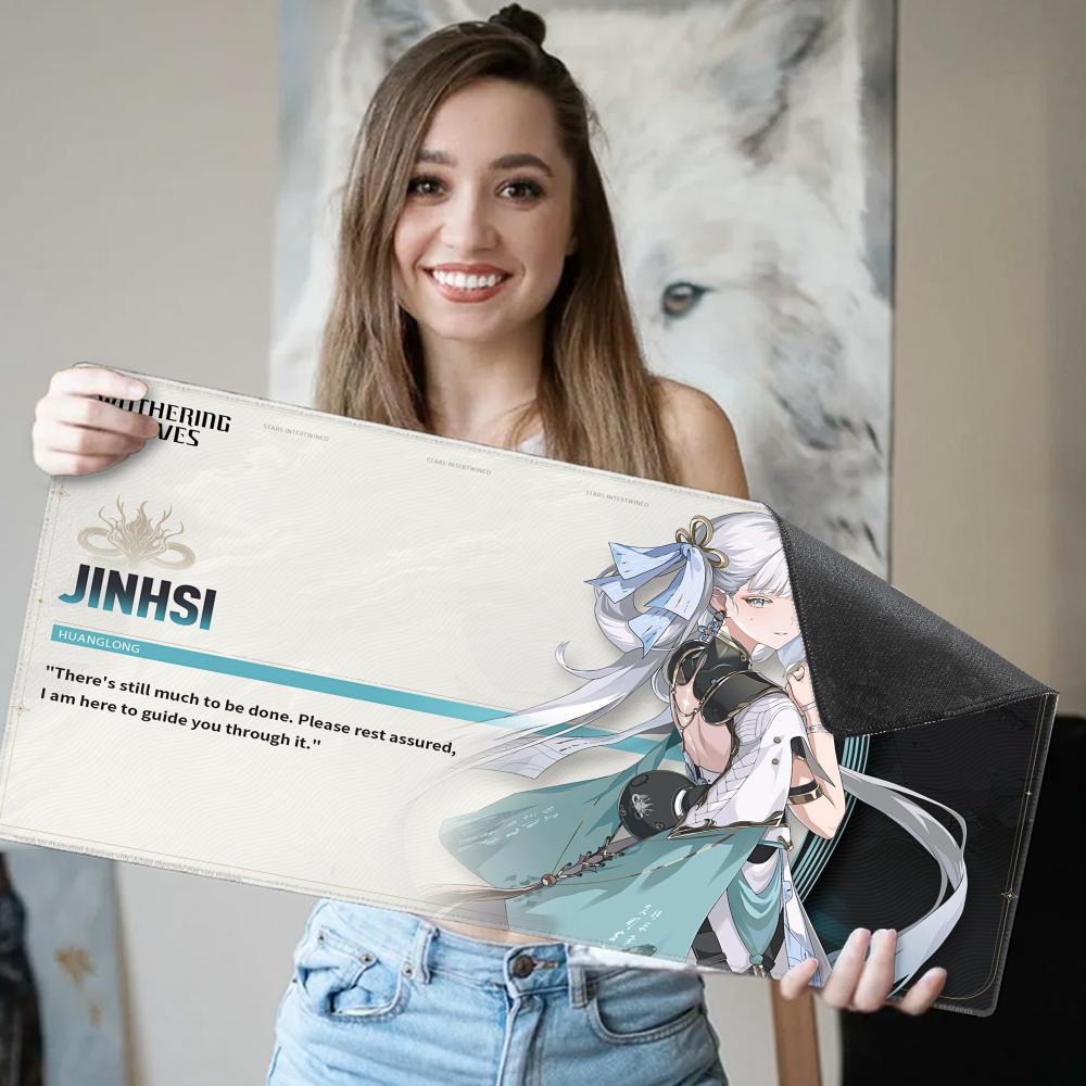 Wave Jinhsi 대형 데스크탑 마우스 패드, 새로 - Gaming Accessories To Sell 리뷰 및 가격
