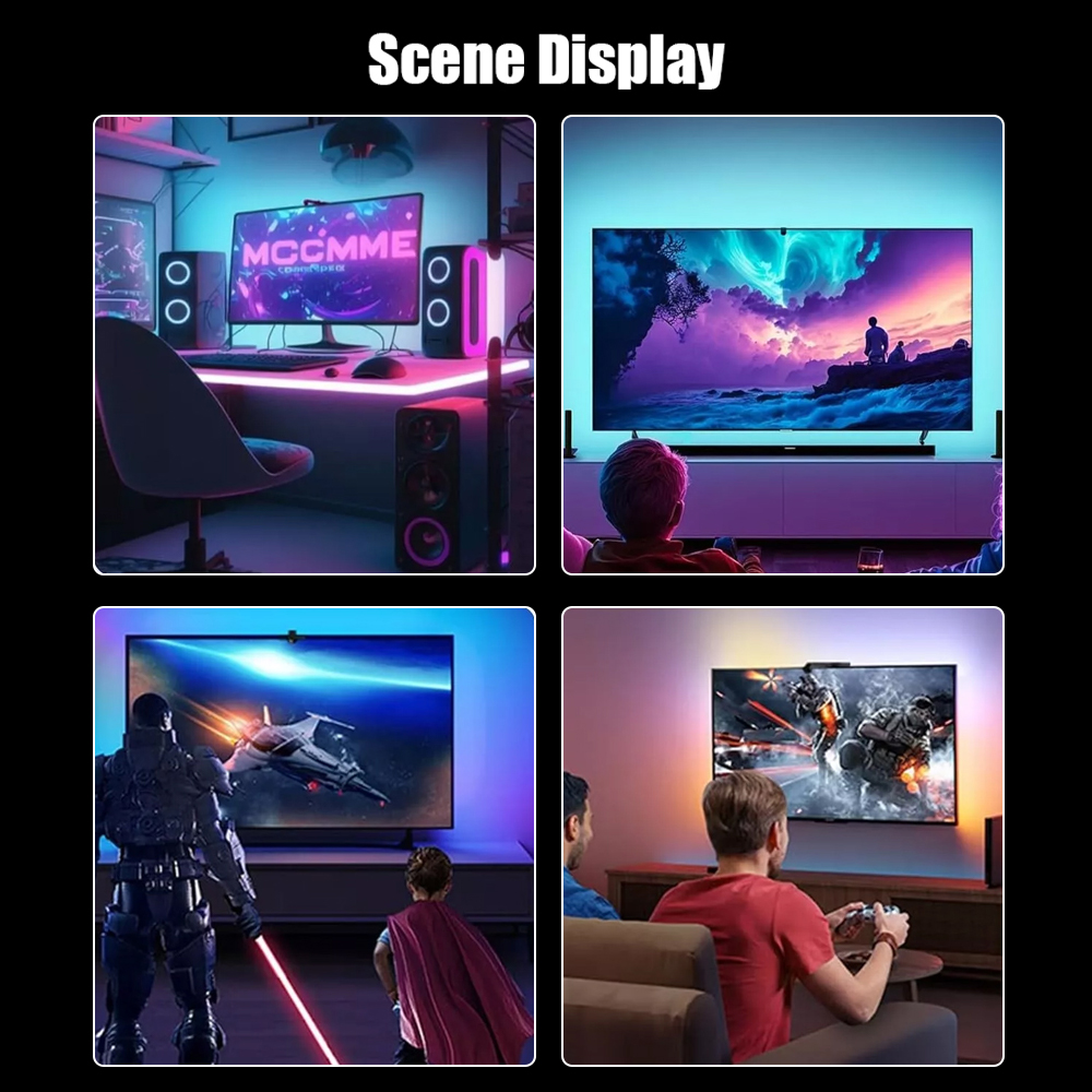 TV 백라이트 싱크 LED 스트립 RGB 스마트 앰비언 - Gaming Accessories App 리뷰 및 가격