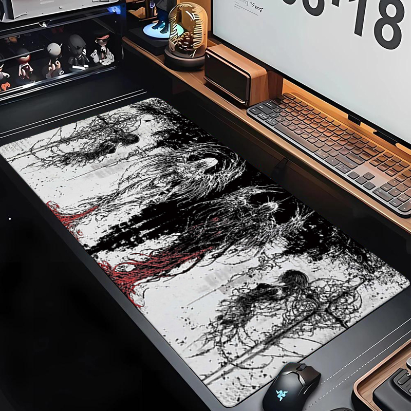 다크 엔젤 아트 디자인 대형 사이즈 미끄럼 방지 고무  - Gaming Accessories Computer 리뷰 및 가격