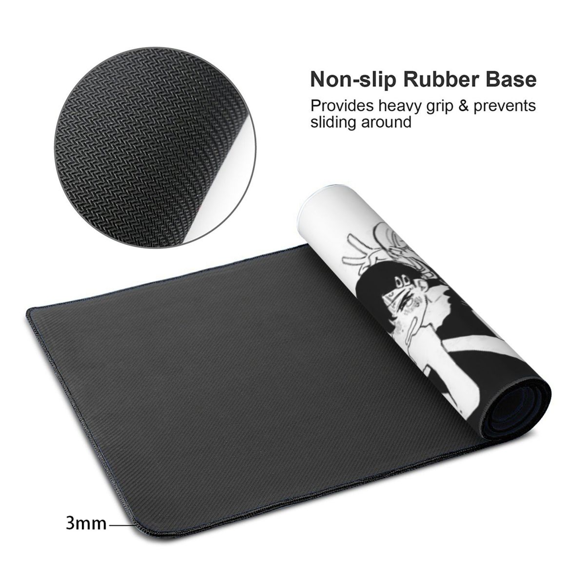 애니메이션 체인소맨 대형 마우스 패드 컴퓨터 키보드 마 - Gaming Accessories Men 리뷰 및 가격