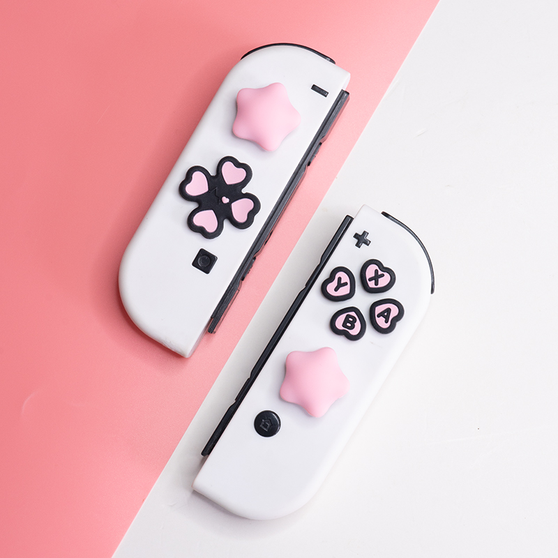 멀티 컬러 버튼 스티커 + 스위치/스위치 OLED 게임 - Gaming Accessories Pink 리뷰 및 가격