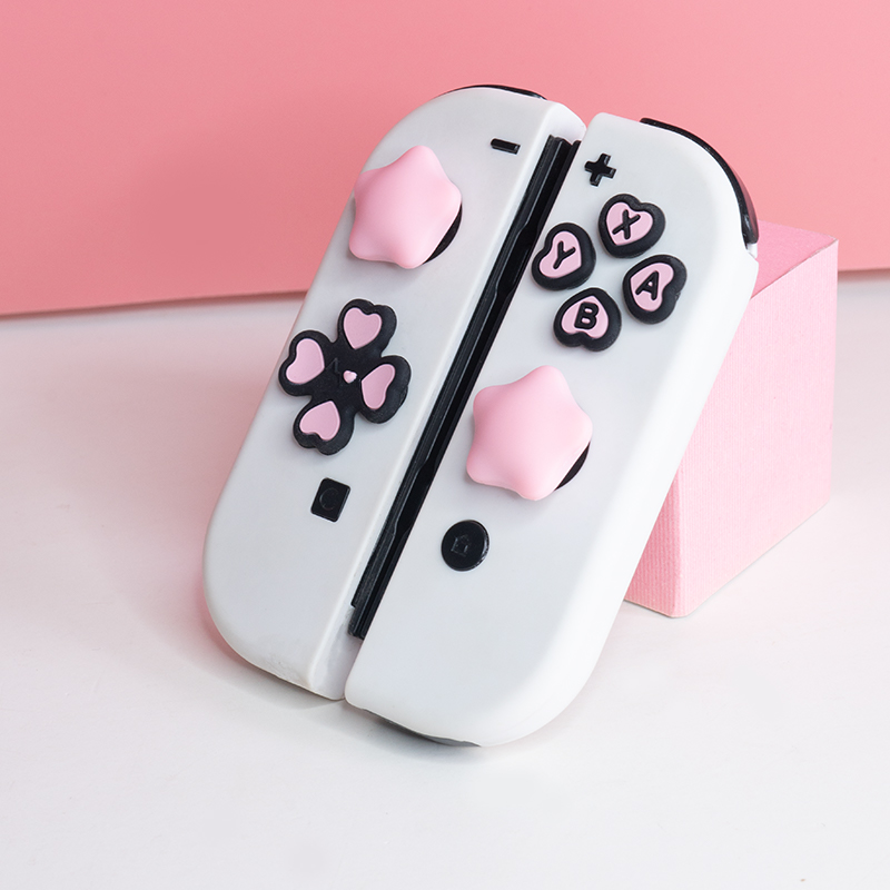 멀티 컬러 버튼 스티커 + 스위치/스위치 OLED 게임 - Gaming Accessories Pink 리뷰 및 가격