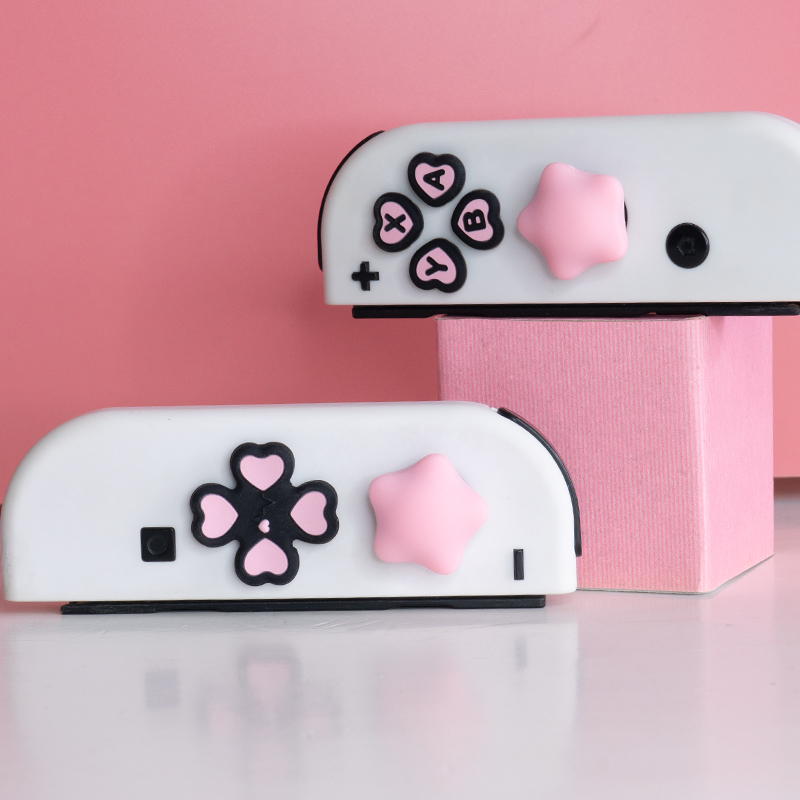 멀티 컬러 버튼 스티커 + 스위치/스위치 OLED 게임 - Gaming Accessories Pink 리뷰 및 가격