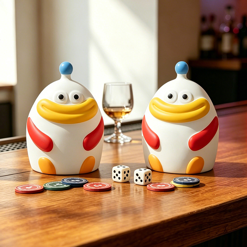 꼭 있어야 할 귀여운 통통한 오리 레진 주사위 셰이커  - Gaming Accessories To Have 리뷰 및 가격