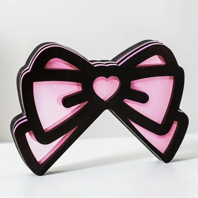 귀여운 핑크 아크릴 리본 모니터 장식 리본 매듭 PC  - Gaming Accessories Pink 리뷰 및 가격