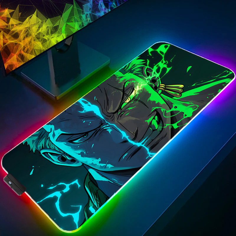 원피스 조로 마우스 패드 RGB 게임 액세서리 Gabi - Gaming Accessories Computer 리뷰 및 가격