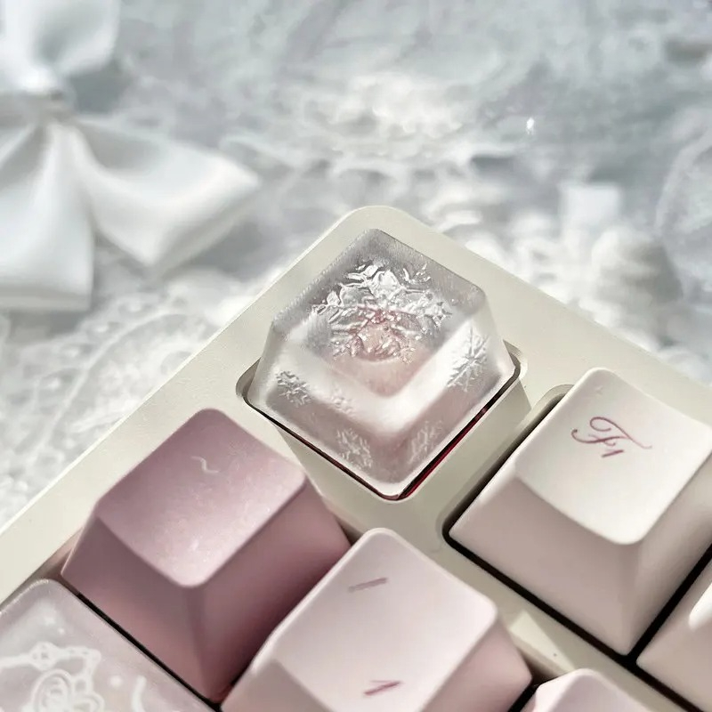 오리지널 눈송이 테마 키 드롭핑 글루 기계식 키보드 P - Gaming Accessories Dropshipping 리뷰 및 가격