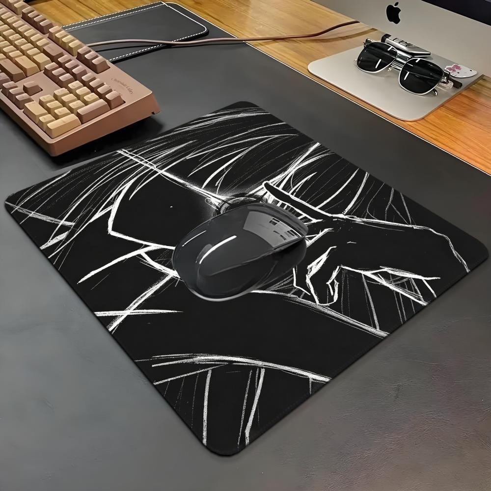 블랙 화이트 라인 고딕 소녀 귀여운 만화 소녀 마우스  - Gaming Accessories White 리뷰 및 가격