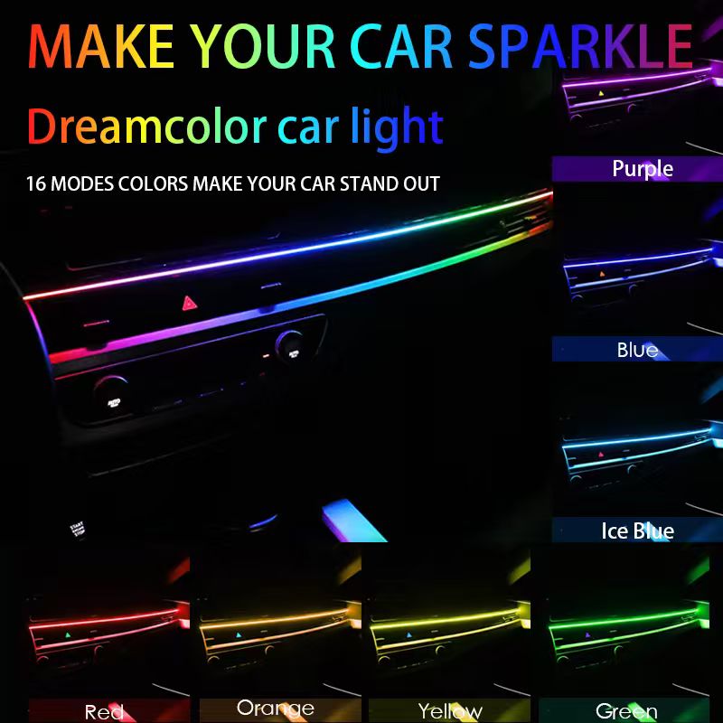 12V 범용 심포니 자동차 실내 무드등 LED 실내 R - Rgb Hub Sync 리뷰 및 가격