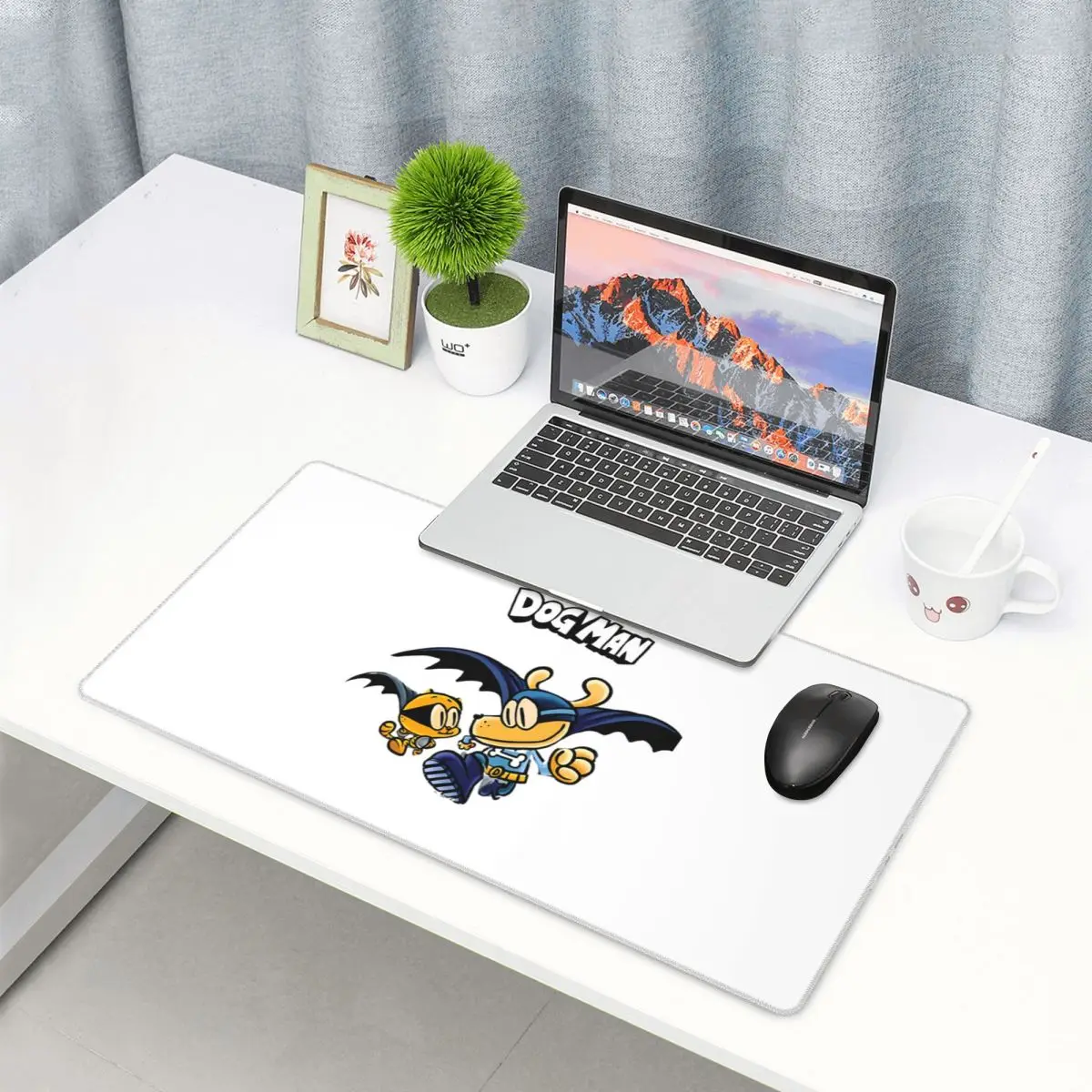 대형 마우스 패드 개맨과 피티 고양이 애니메이션 만화  - Gaming Accessories Men 리뷰 및 가격