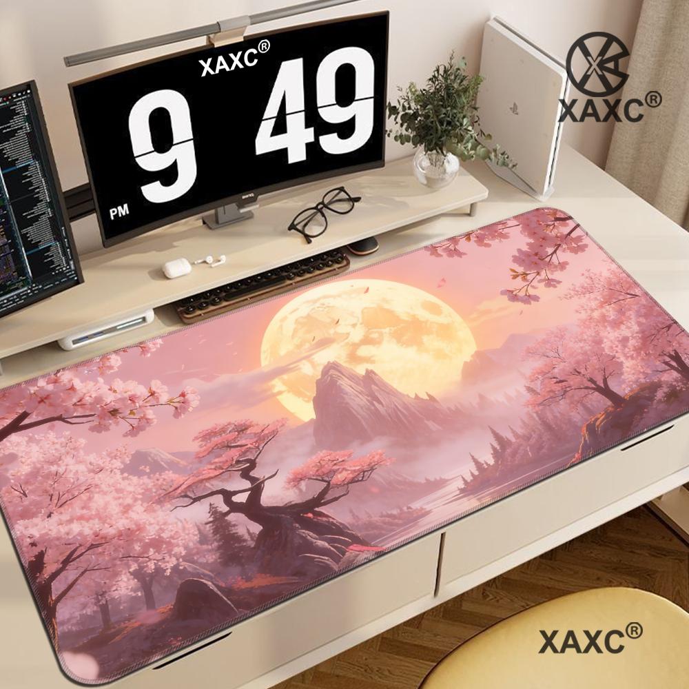 핑크 사쿠라 애니메이션 XXL 마우스패드 풍경 게임용  - Gaming Accessories Pink 리뷰 및 가격