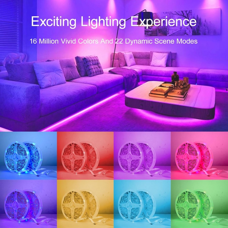 LED 스트립 조명 스마트 RGB LED 조명 앱 제어 - Rgb Hub Sync 리뷰 및 가격
