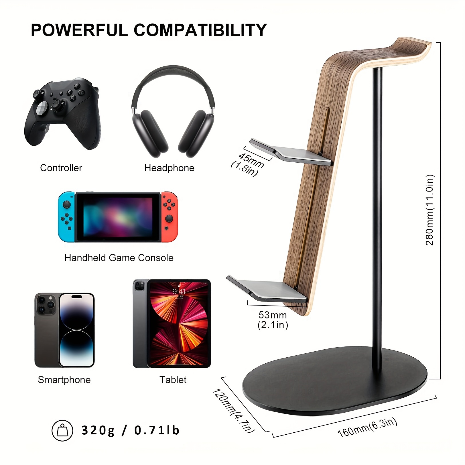 나무 컨트롤러 및 헤드셋 홀더, PS5 PS4 Xbox - Gaming Controllers Xbox Accessories 리뷰 및 가격