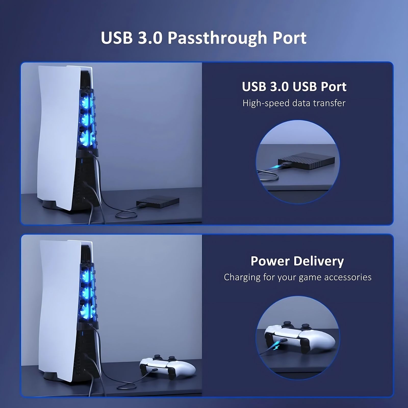 PS5용 디스크 및 디지털 에디션 모두를 위한 LED  - Gaming Accessories Ps5 리뷰 및 가격