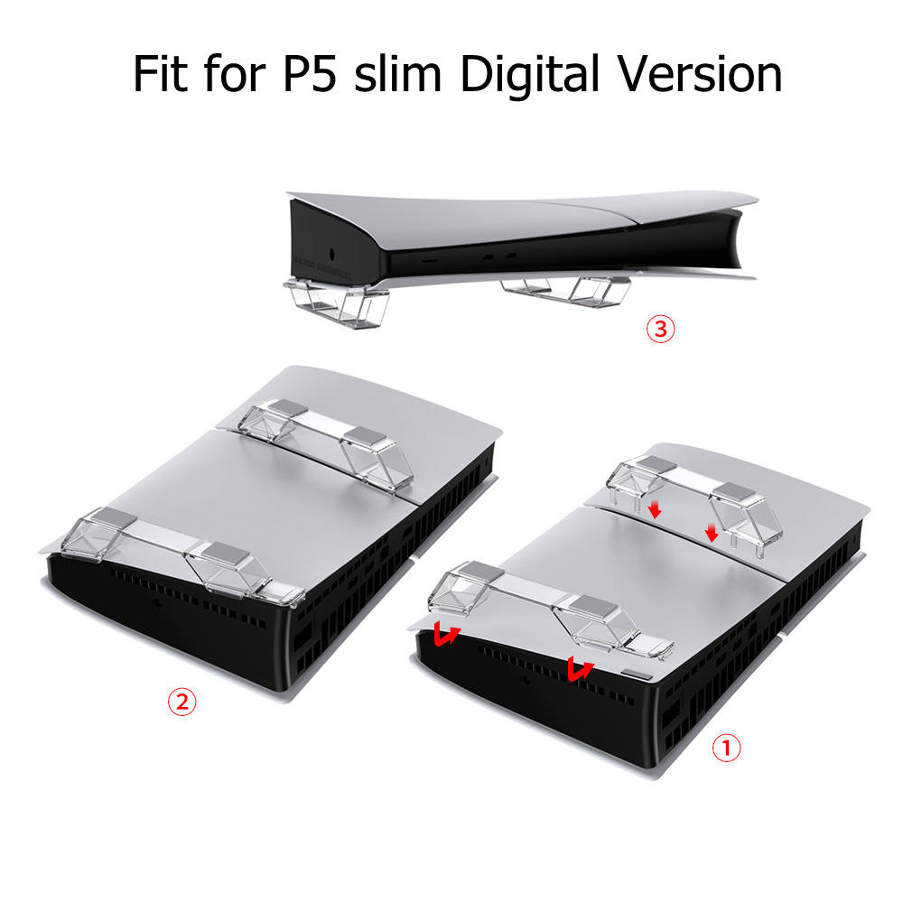 PS5 슬림 디지털 디스크 게임 콘솔용 수평 스탠드,  - Gaming Accessories For Mobile 리뷰 및 가격