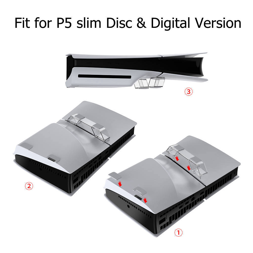 PS5 슬림 디지털 디스크 게임 콘솔용 수평 스탠드,  - Gaming Accessories For Mobile 리뷰 및 가격