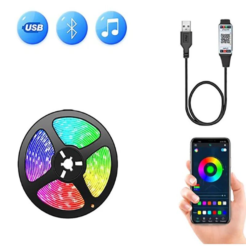 RGB Led 스트립 라이트 블루투스 App 제어 5V - Rgb Hub Sync 리뷰 및 가격