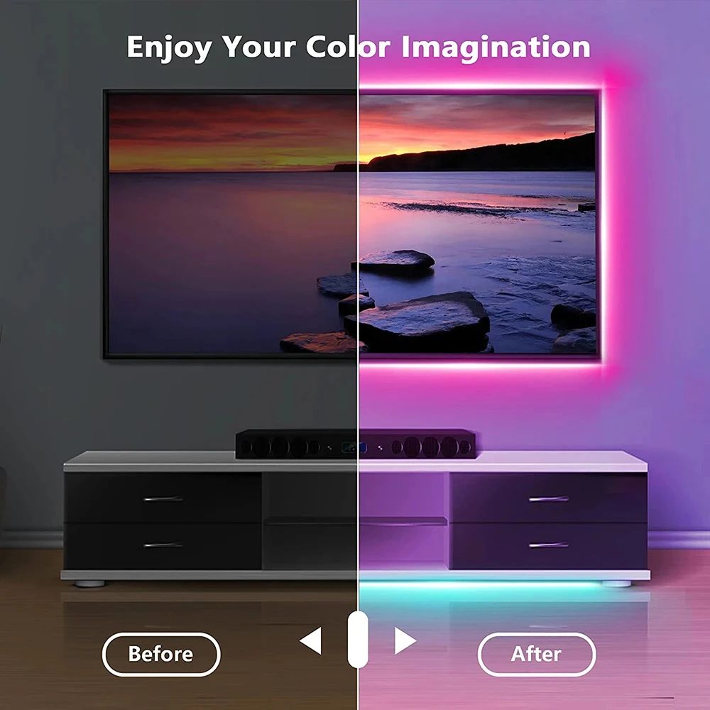 RGB Led 스트립 라이트 블루투스 App 제어 5V - Rgb Hub Sync 리뷰 및 가격