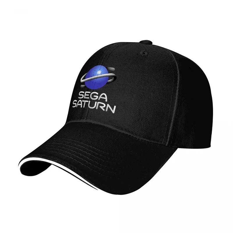 새로운 SEGA SATURN 로고 야구 모자 블랙 블루 - Gaming Accessories Men 리뷰 및 가격