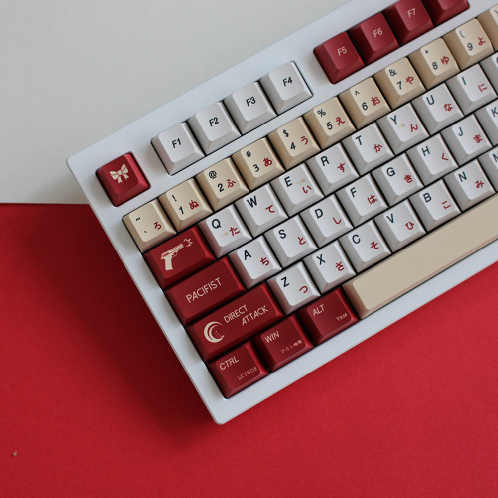 Lycoris Recoil Anime PBT 키캡 체리 - Gaming Accessories White 리뷰 및 가격