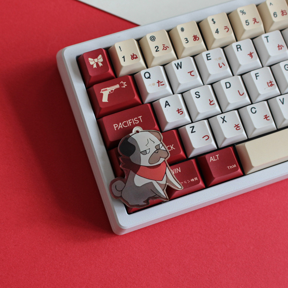 Lycoris Recoil Anime PBT 키캡 체리 - Gaming Accessories White 리뷰 및 가격