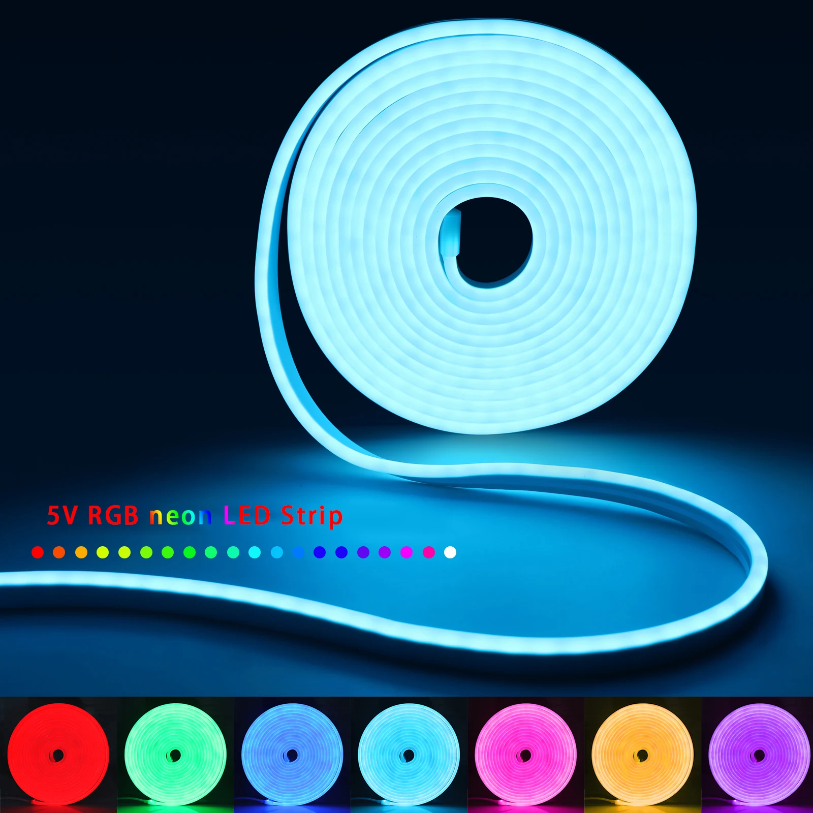 1-5m RGB LED 네온 스트립 라이트 5V USB - Rgb Hub Sync 리뷰 및 가격